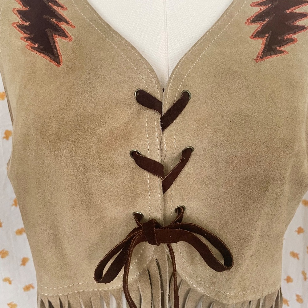 70s Fringe Western Upcycled Dire Wolf Piece – One of a Kind Grateful Dead - Picture 13 of 16